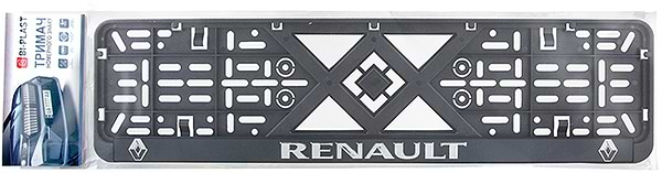 Фото - Рамка під номер Bi-Plast RENAULT (BP-281)