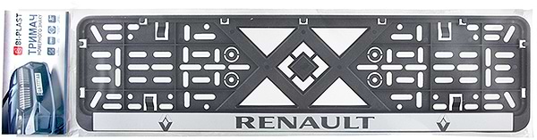 Фото - Рамка під номер Bi-Plast RENAULT (BP-233)