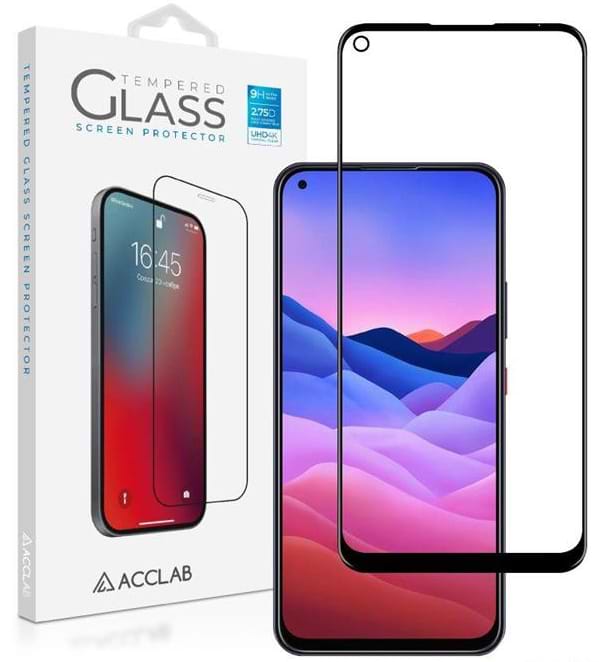 Захисне скло для смартфону ACCLAB Full Glue for ZTE Blade V2020 Black (1283126508912)