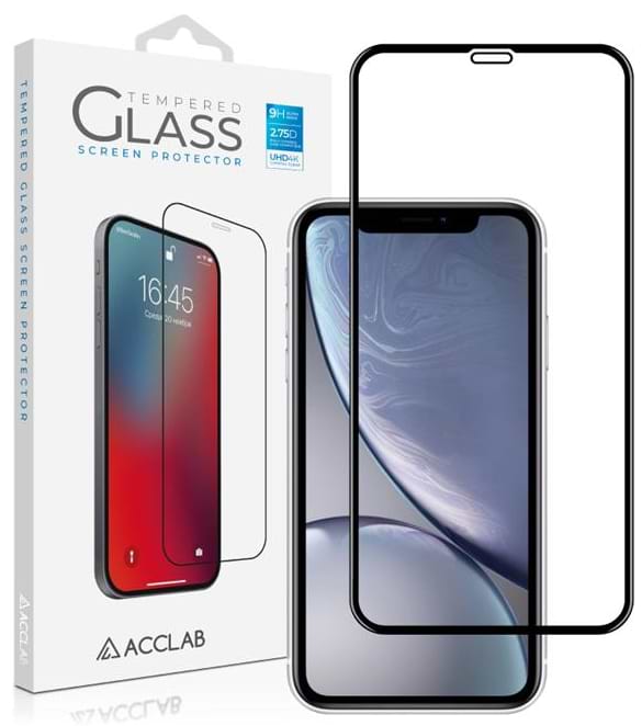 Фото - Захисне скло для смартфону ACCLAB Full Glue for Apple iPhone 11/XR Black (1283126508196)