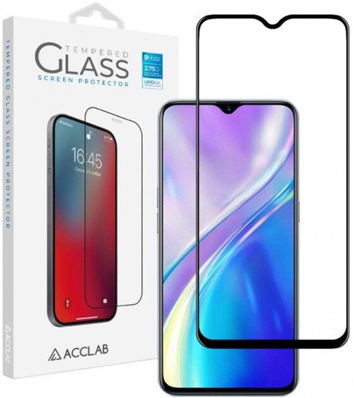 Захисне скло для смартфону ACCLAB Full Glue for Realme XT Black (1283126508448)