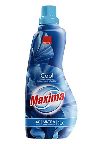 Фото - Ополаскиватель для белья Sano Суперконцентрированный смягчитель Maxima Cool 1 л (7290102992867)