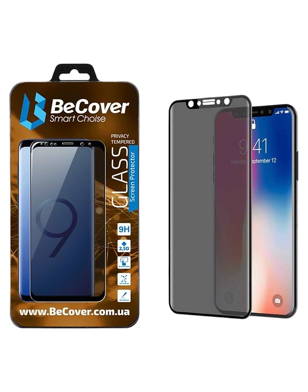 Фото - Захисне скло для смартфону BeCover Anti-spying for Samsung Galaxy M10 SM-M105 Black (703918)