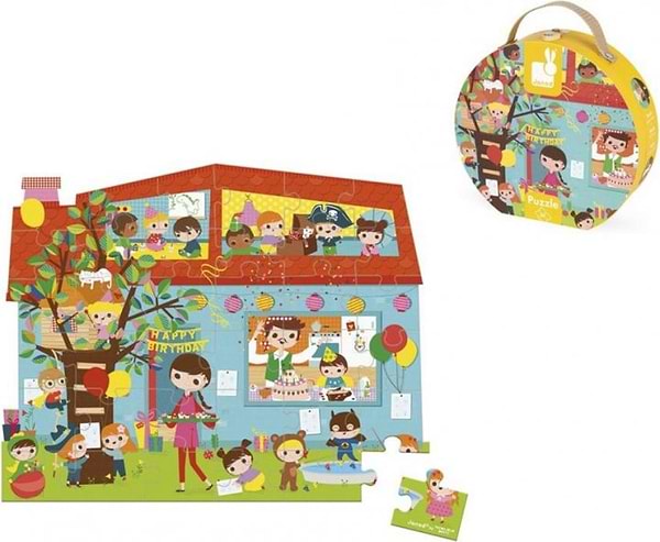 Фото - Пазлы (3-4 года) Janod Вечеринка. День Рождения (J02764)