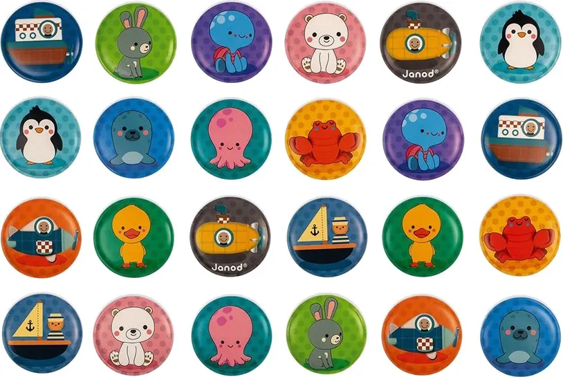 Игрушка для ванной Janod 24 эл. (J04714)