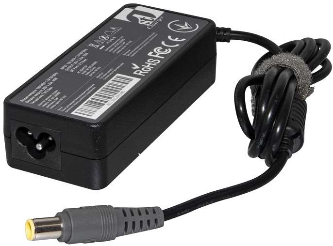 Зарядное устройство для ноутбука 1stCharger Lenovo 65W 20V 3.25A 7.9x5.5 силовой кабель (AC1STLE65WD) - Фото 1