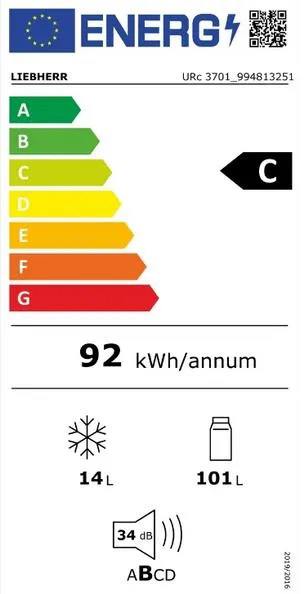 Фото - Холодильник вбудований Liebherr URc 3701