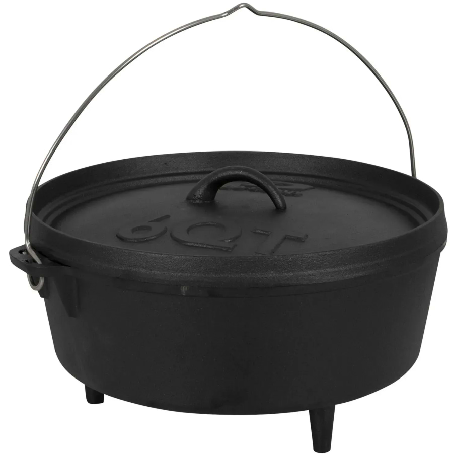 Котел Bo-camp Dutch Oven Cast Iron 31 см 5 л Black (2122410)