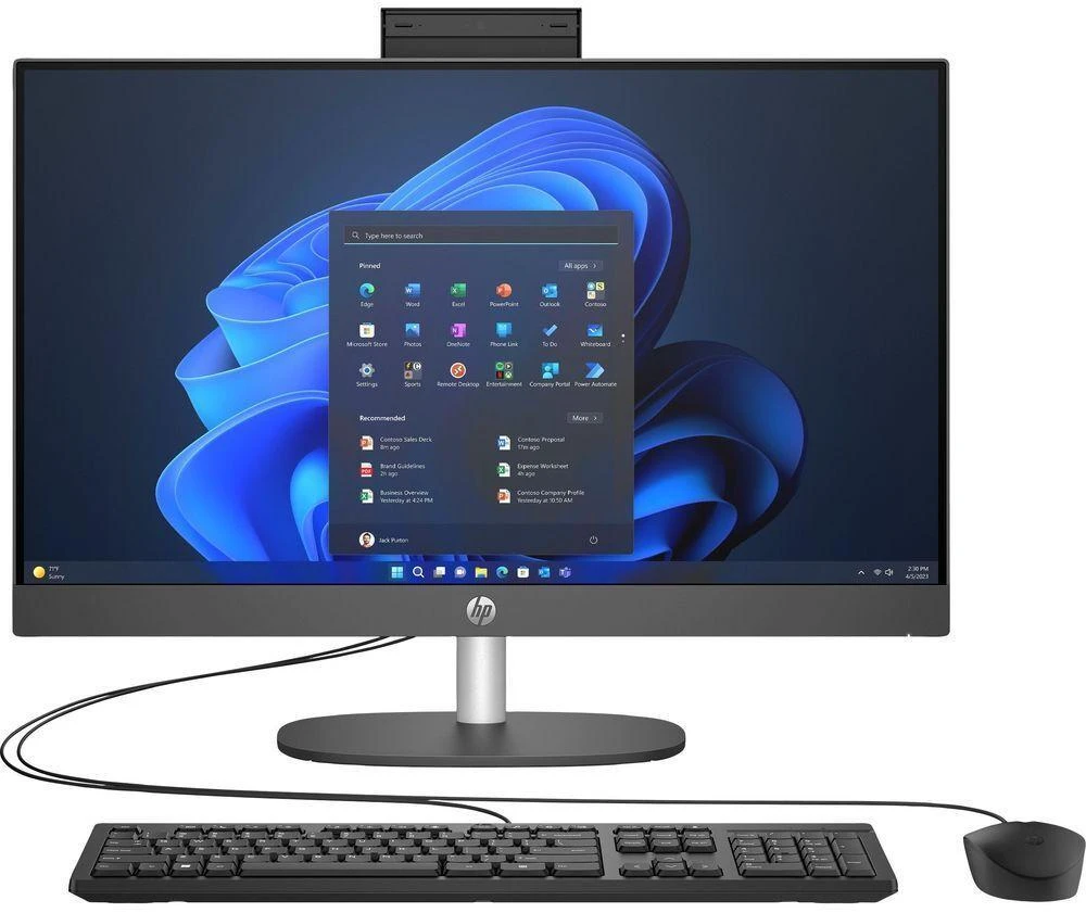 Комп'ютер-моноблок HP 240-G10 (9M9K8AT) Black