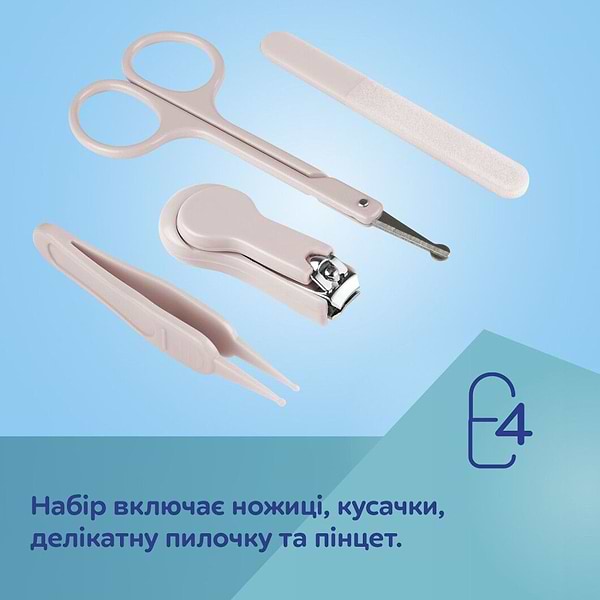 Фото - Набор детских маникюрных принадлежностей Canpol babies розовый (9/814_pin)