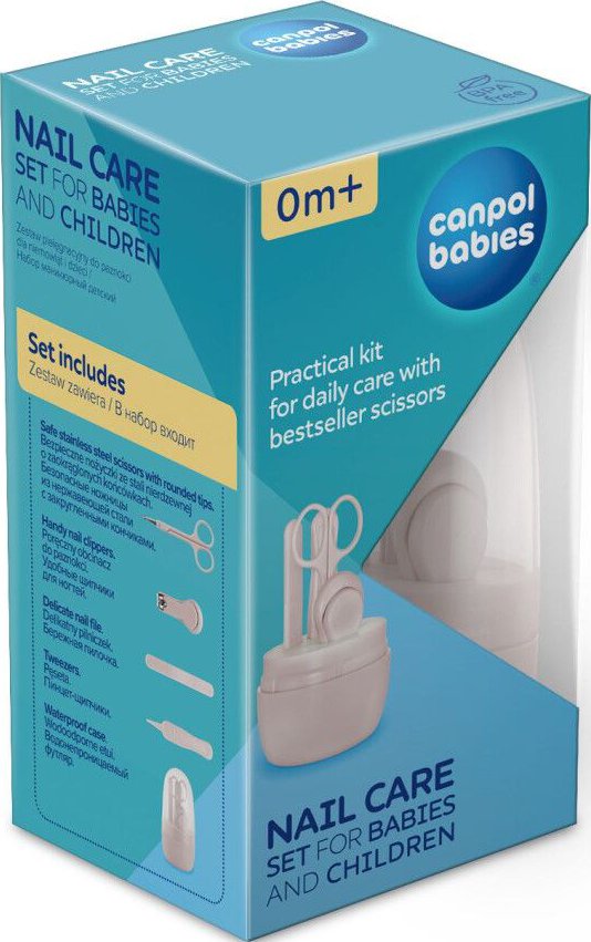 Фото - Набор детских маникюрных принадлежностей Canpol babies розовый (9/814_pin)