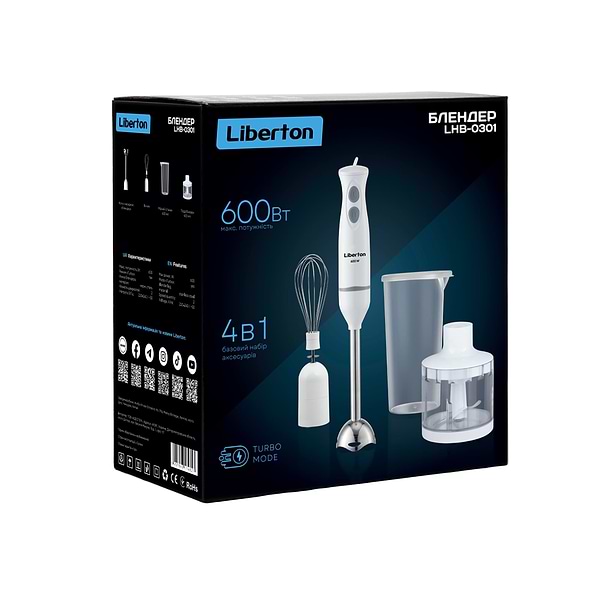 Фото - Блендер погружной Liberton LHB-0301