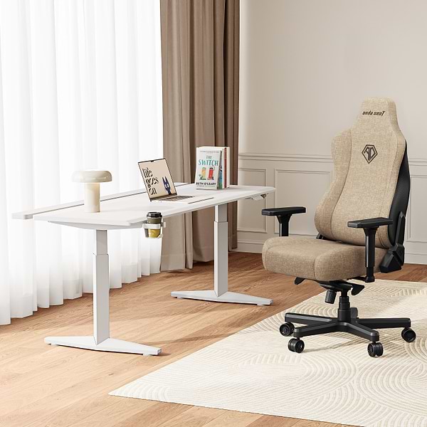 Фото - Крісло для геймерів Anda Seat Kaiser 3E XL Dark Beige Fabric (AD23YC-XL-09-H-CF-H01)
