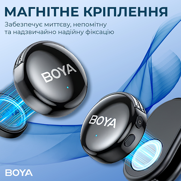 Фото - Микрофон для смартфона Boya LINK 3-01 Type-C/TRS/Lightning Black