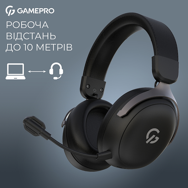 Фото - Гарнитура беспроводная игровая GamePro Asgard Freya Pro (HSW201B)