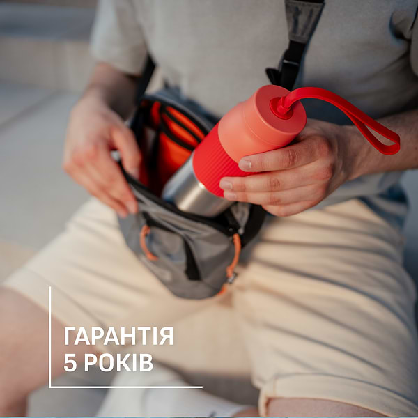 Фото - Термобутылка Tefal N2193310 BeYou Twist Screw Lid 0,7 л оранжевая