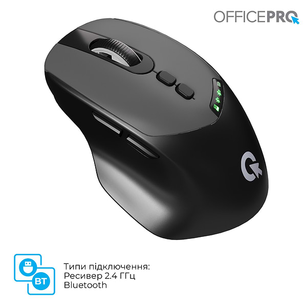 Фото - Миша бездротова OfficePro Silent Click Wireless Black (M520B)