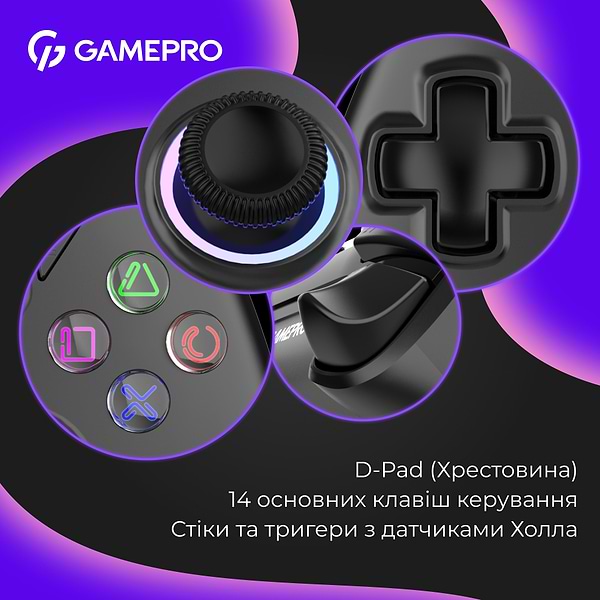 Фото - Геймпад GamePro GPS20B Black