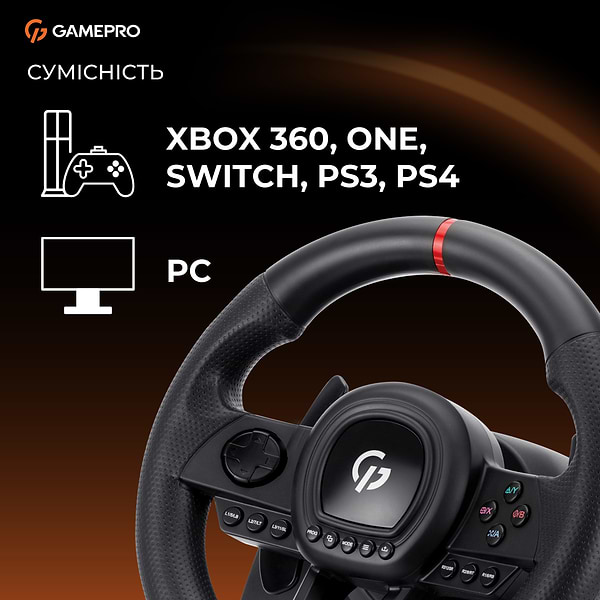 Фото - Кермо GamePro PC/XBOX360/XBOXONE/ SWITCH/PS3/PS4 (RW038PM)