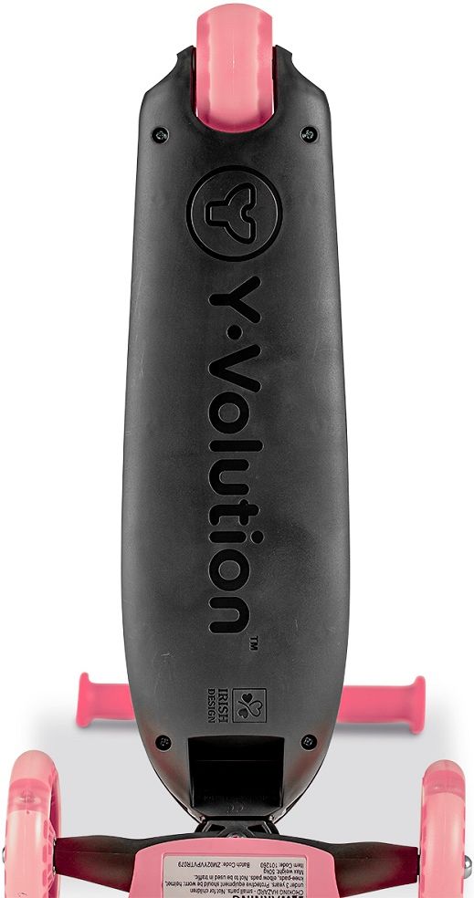 Фото - Триколісний самокат YVolution YGlider Kiwi Розовый (Y101260)