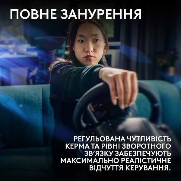 Фото - Кермо Logitech G923 Racing Wheel and Pedals for Xbox One and PC (941-000158)