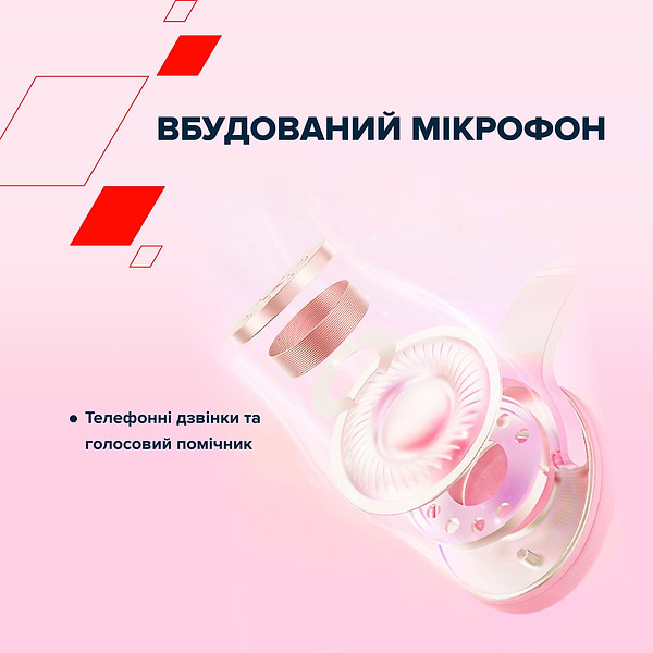 Фото - Навушники накладні бездротові Canyon OnRiff 4 Bluetooth Pink (CNS-CBTHS4P)