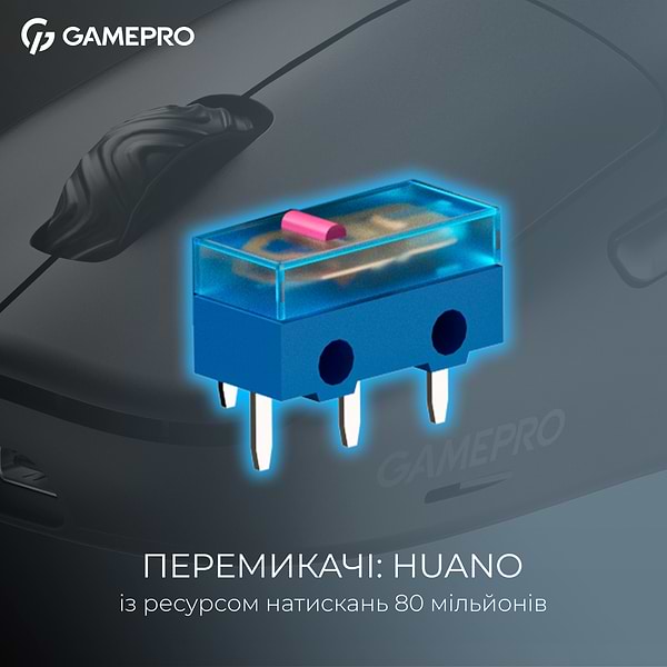Фото - Мышь беспроводная игровая GamePro Asgard Loki Wireless RGB Black (GM022B) 