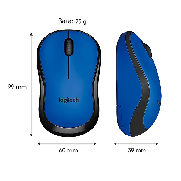 Фото - Миша бездротова Logitech M220 Silent Blue USB (910-004879)