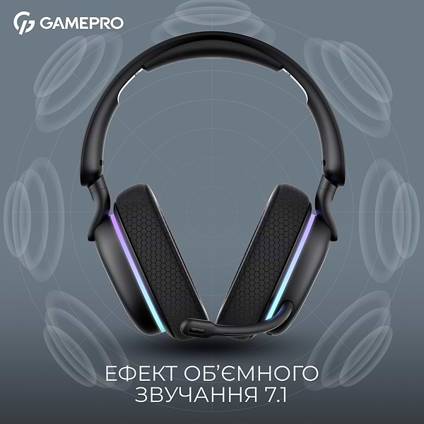 Фото - Гарнітура бездротова ігрова GamePro Asgard Bragi (HSW250B)
