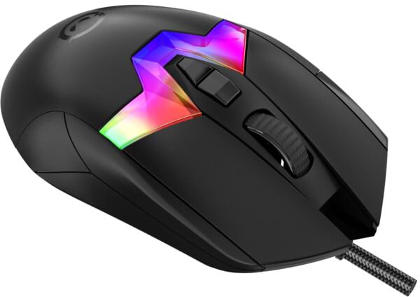 Фото - Мышь проводная игровая Lorgar MSP80 Wired Gaming Mouse Pro Black (LRG-MSP80-BK)