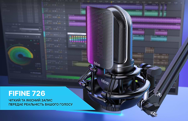 Фото - Мікрофон для комп'ютера дротовий Fifine K726