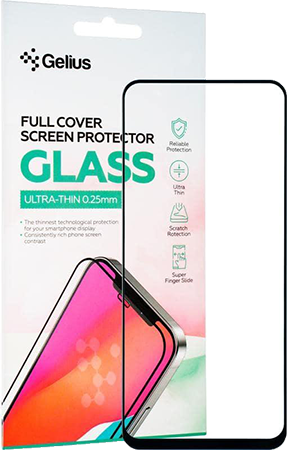 Фото - Захисне скло для смартфону Gelius Full Cover Ultra-Thin 0.25mm for Xiaomi Redmi Note 12s Black (93357)
