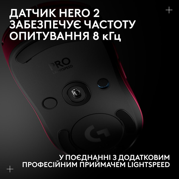 Фото - Миша бездротова ігрова Logitech G PRO 2 LightSpeed Wireless Gaming Mouse Pink (910-007309)