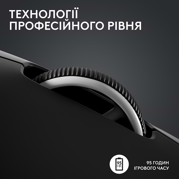 Фото - Миша бездротова ігрова Logitech G Pro X Superlight 2 LightSpeed Black (910-006630)