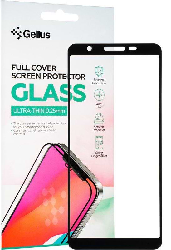 Фото - Защитное стекло для смартфона Gelius Full Cover Ultra-Thin 0.25mm for Samsung A013 (A01 Core) Black (93127)