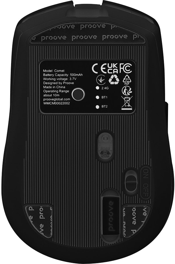 Фото - Мышь беспроводная игровая Proove Comet Black (WMCM00022001)