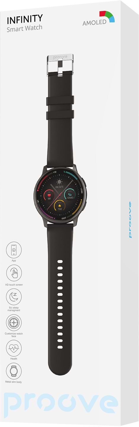 Фото - Смарт-часы Proove Infinity Black (SWIF00000001)
