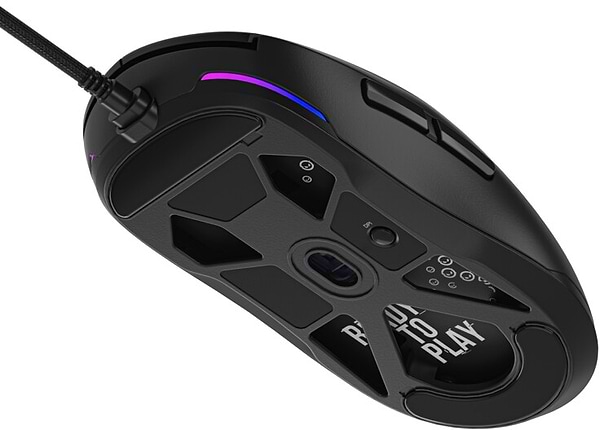 Фото - Миша дротова ігрова Lorgar MSA10 Ultralight Wired Gaming Black (LRG-MSA10-BK)