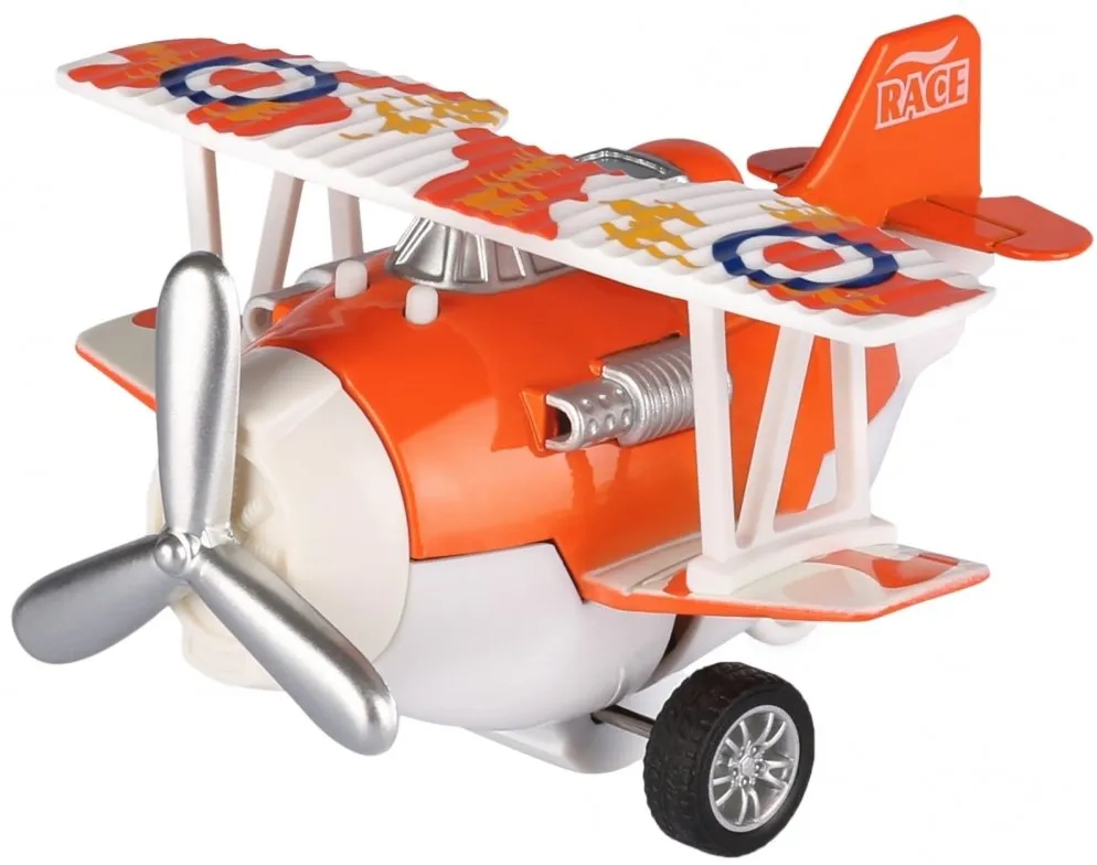Пасажирський повітряний транспорт Same Toy Aircraft Помаранчевий зі світлом і музикою (SY8012Ut-1) - Фото 1