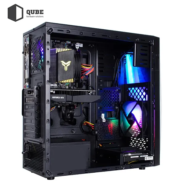 Фото - Системный блок QUBE QB i5 10400F GTX 1650 4GB 1621 (QBi510400FGTX16504GB1621)