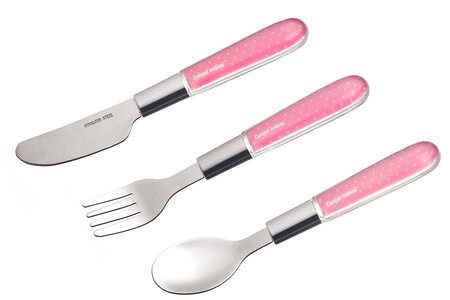 Фото - Набір столових приборів Canpol babies EXOTIC ANIMALS рожевий (9/477_pin2)