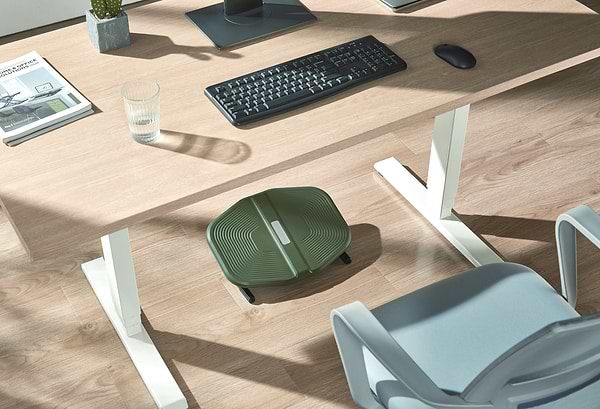 Фото - Підставка для ніг регульована OfficePro FR600 Olive Green/Black