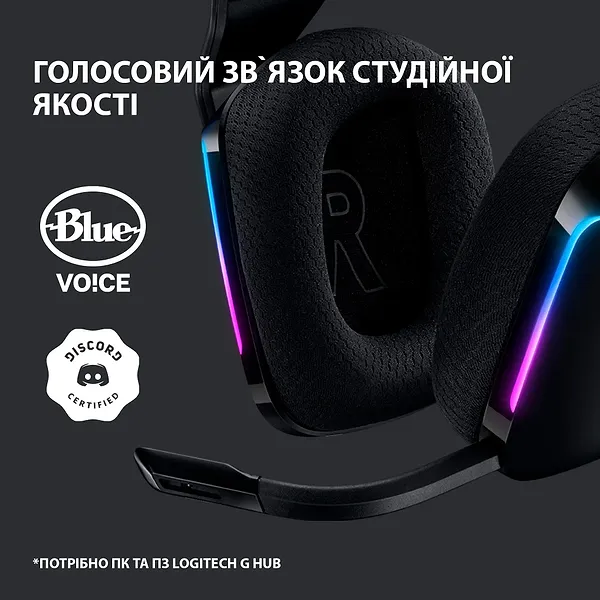 Фото - Гарнитура беспроводная игровая Logitech G733 Black (981-000864)