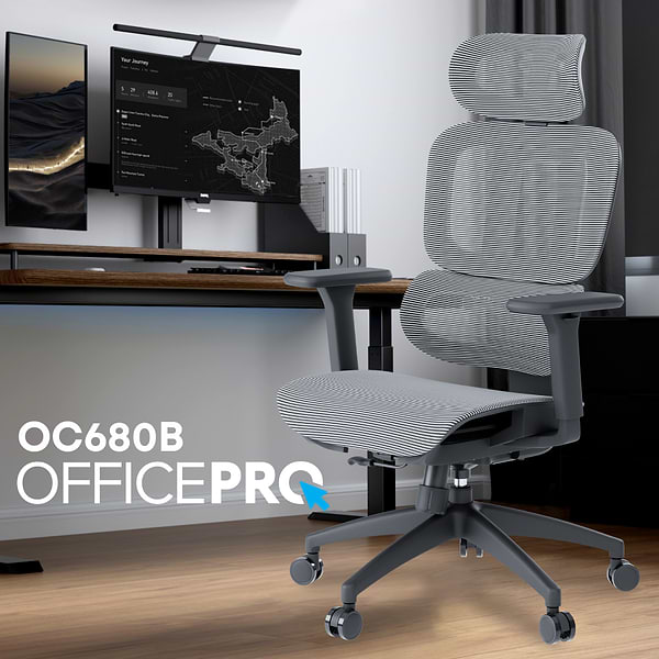 Фото - Кресло офисное OfficePro Skyline (OC680-B-G-G) Black/Gray