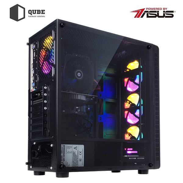 Фото - Системный блок QUBE QB i5 10400F RX 550 4GB 164 (i510400FRX 5504GB82)