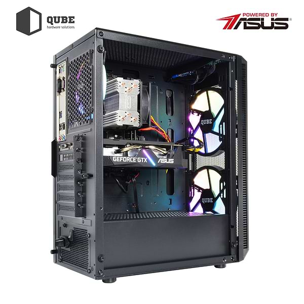Фото - Системний блок QUBE QB i5 12400F RTX 3060 12GB 1621Win (i512400FRTX306012GB1621Win)
