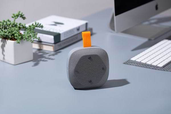 Фото - Портативна акустика Canyon HEXAGON 10 TWS 8W IPX5 Grey Orange (CNE-CBTSP10GO)