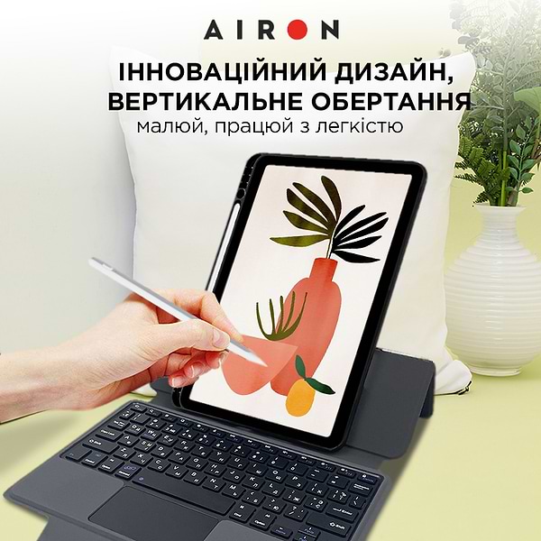 Фото - Чохол для планшета AIRON Premium for iPad Air 4Gen та 5Gen 10.9 з інтегрованою клавіатурою (4822352781094)