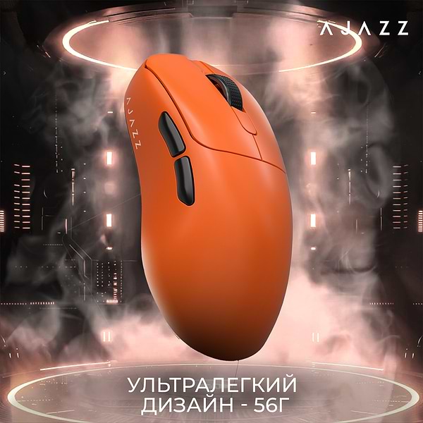Фото - Миша бездротова ігрова Ajazz AJ179APEX Orange (AJM179-A-O)