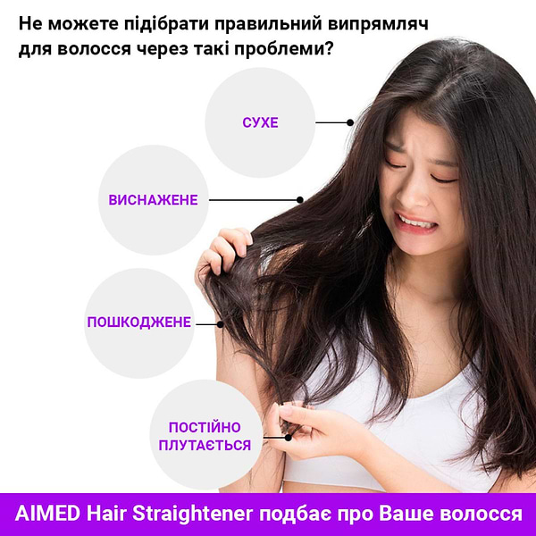 Фото - Выпрямитель волос AIMED Wireless Hair Straightener Pink (AI-HStraight_Wireless_pin)